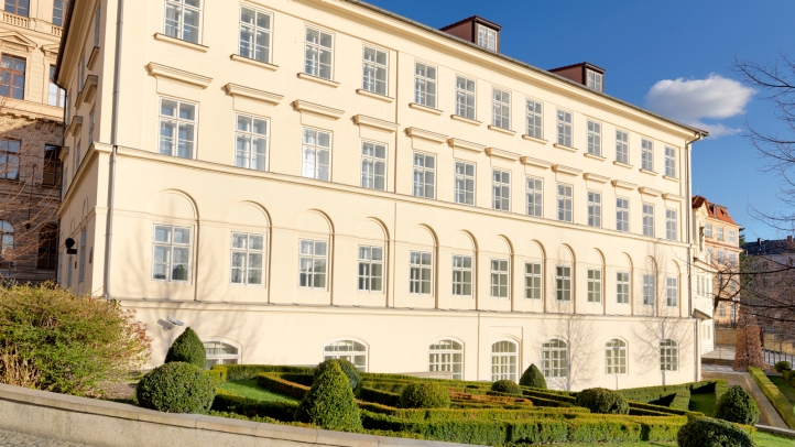 Hotel's Neo-Classical building