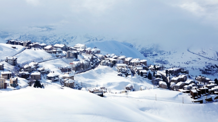 Ski Slopes in Beirut, Lebanon