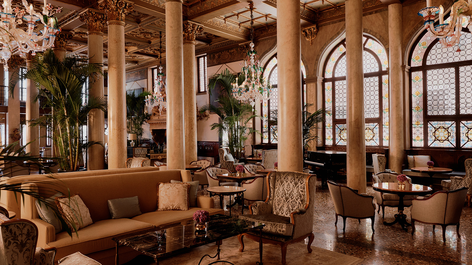 Four Seasons Danieli Venice premium lagoon-view room with Pierre-Yves Rochon interior design
