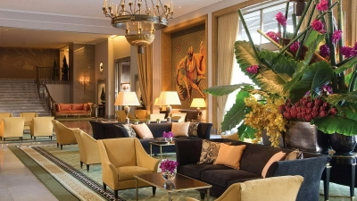 Lobby of Four Seasons Hotel Ritz Lisbon