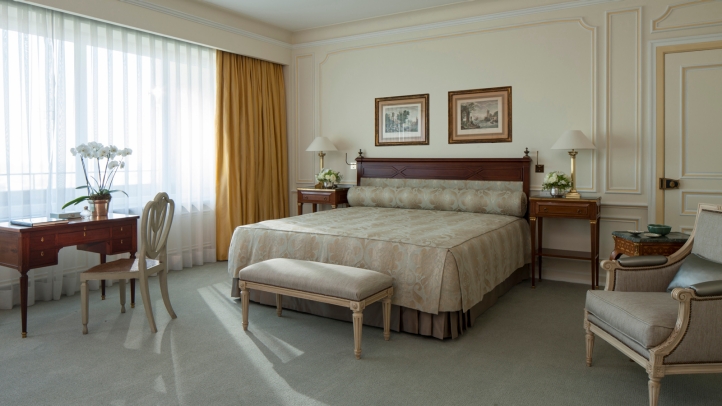 Guest room at Four Seasons Hotel Ritz Lisbon