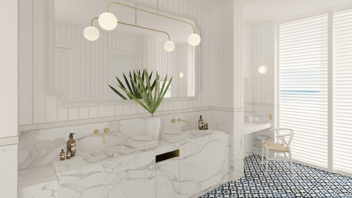 Print Preview Bathroom At Four Seasons Hotel The Surf Club Surfside
