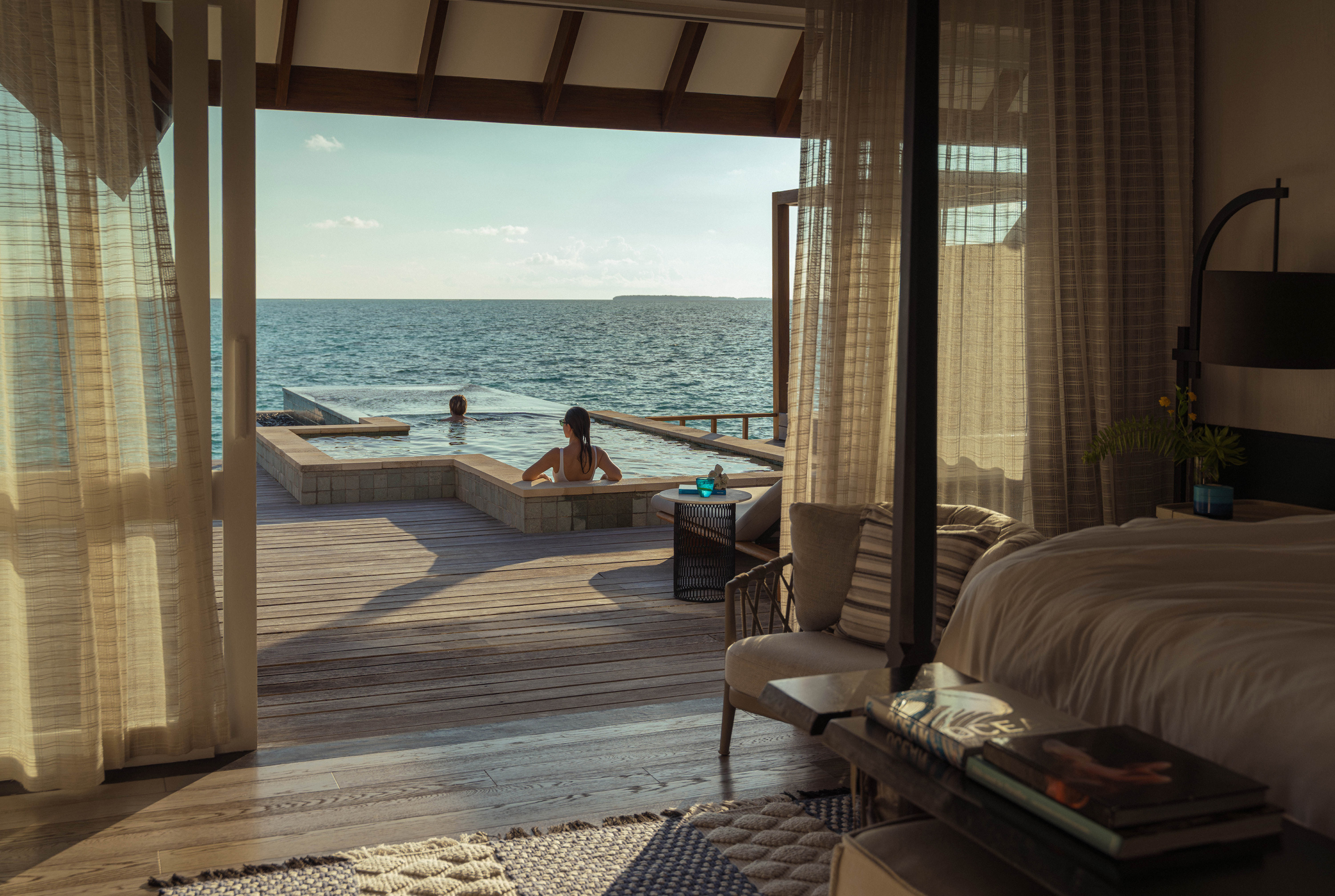 Sunset Water Villa with Pool