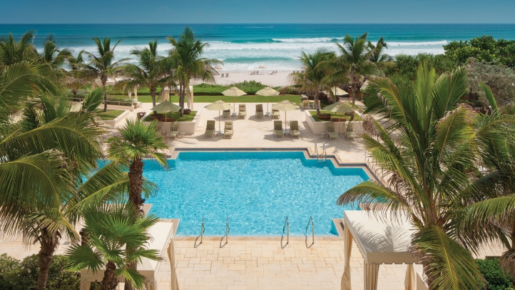 Palm Beach Resort Earns Another Five Star Rating At Four Seasons Four Seasons Palm Beach Pool