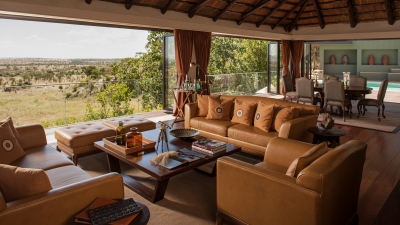 Luxury safari lodge suite at Four Seasons
