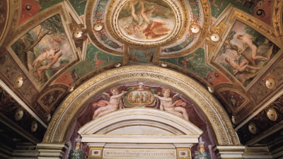 Ceiling Painting at Parco della Gherardesca, Four Seasons Hotel Firenze