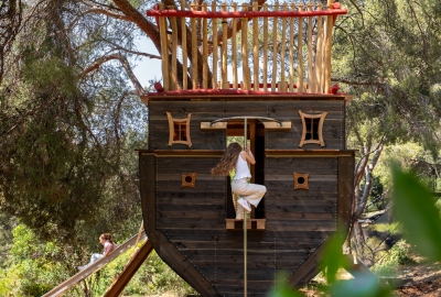 Outdoor Pirate Ship Play