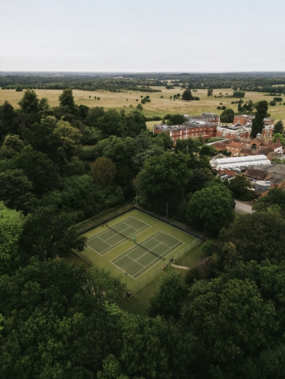 Aerial - Tennis Court