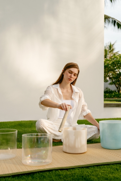 Crystal Singing Bowl Wellness experience