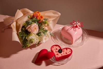 Valentines - Flowers - Dessert