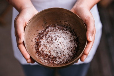Body scrub making
