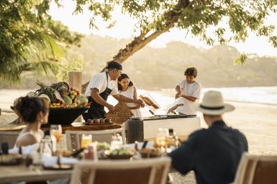 Family Beach BBQ